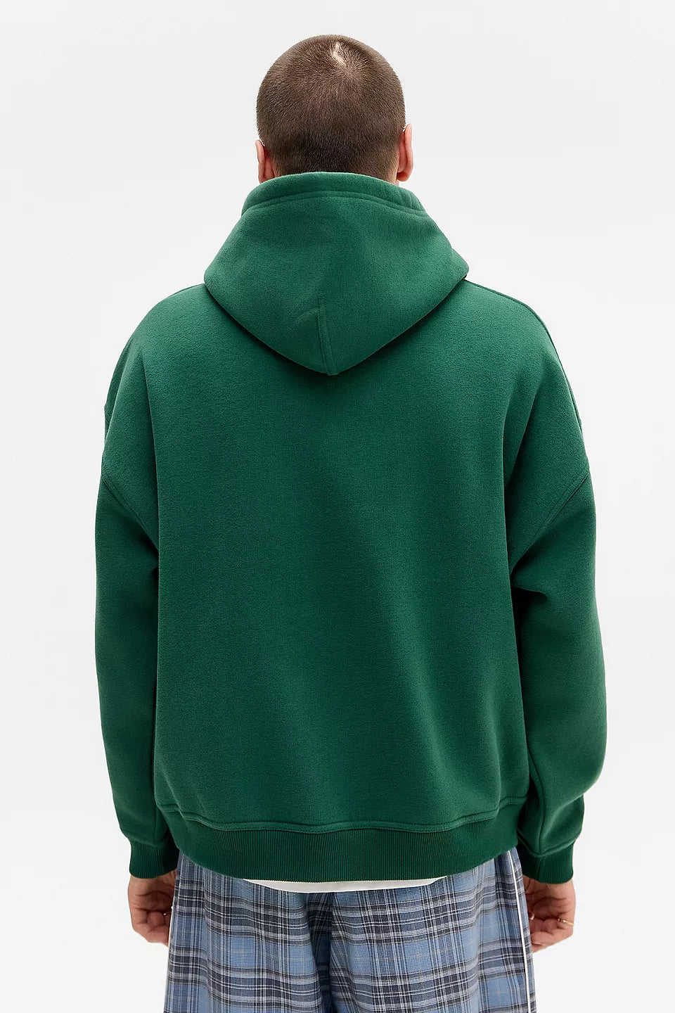 Oversized Unisex Fleece Hoodie – Heavyweight Loose Fit Short Length Hoodie