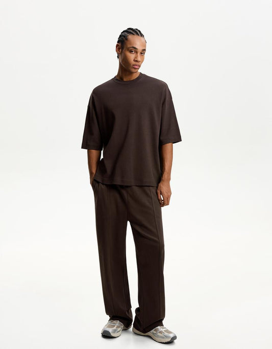 Men’s Relaxed Fit Wide-Leg Lounge Pants