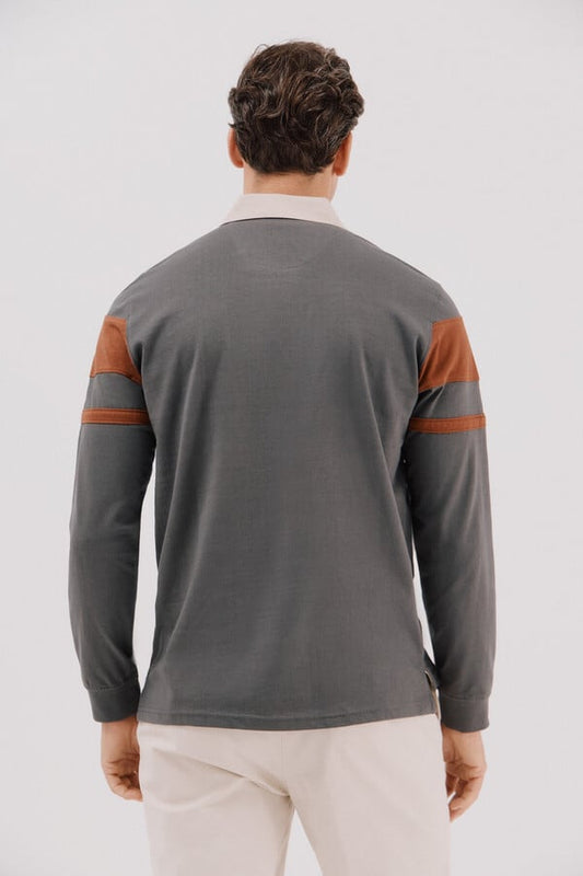 Cortefiel Polo Rugby Rayas