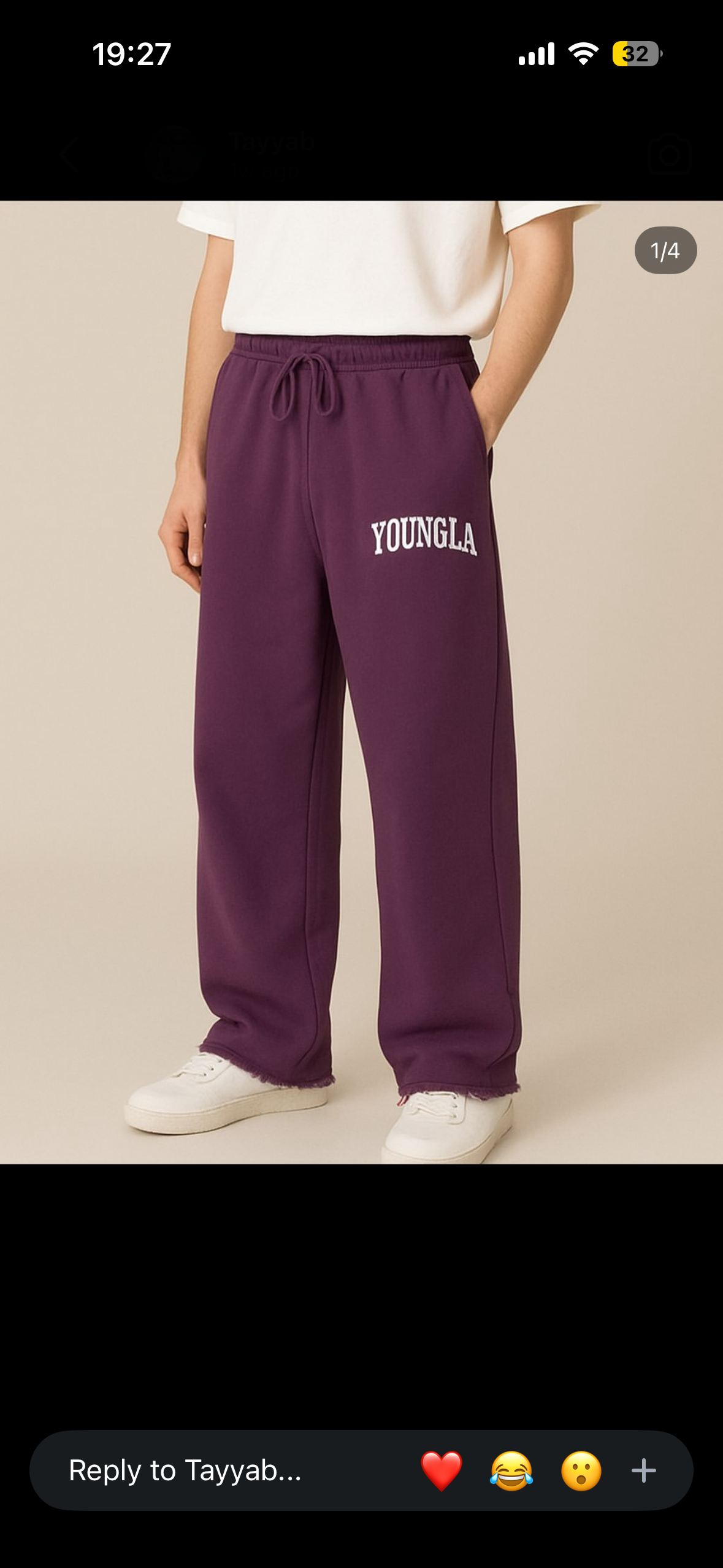 Young LA Terry Trouser