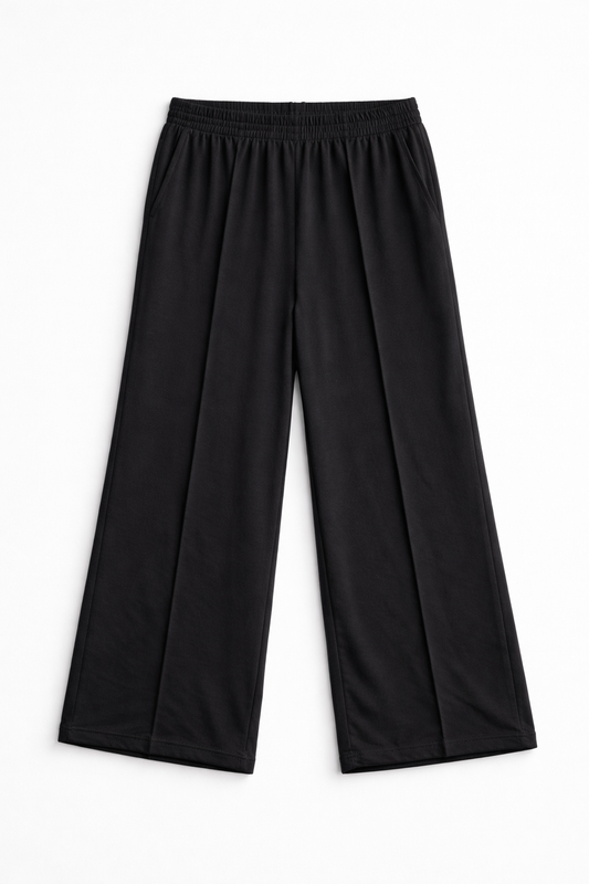 Pleated Wide Leg Trouser