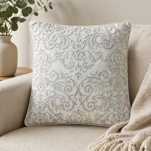 Dunelm Vintage Embroidered Pillowcase 45x45 cm