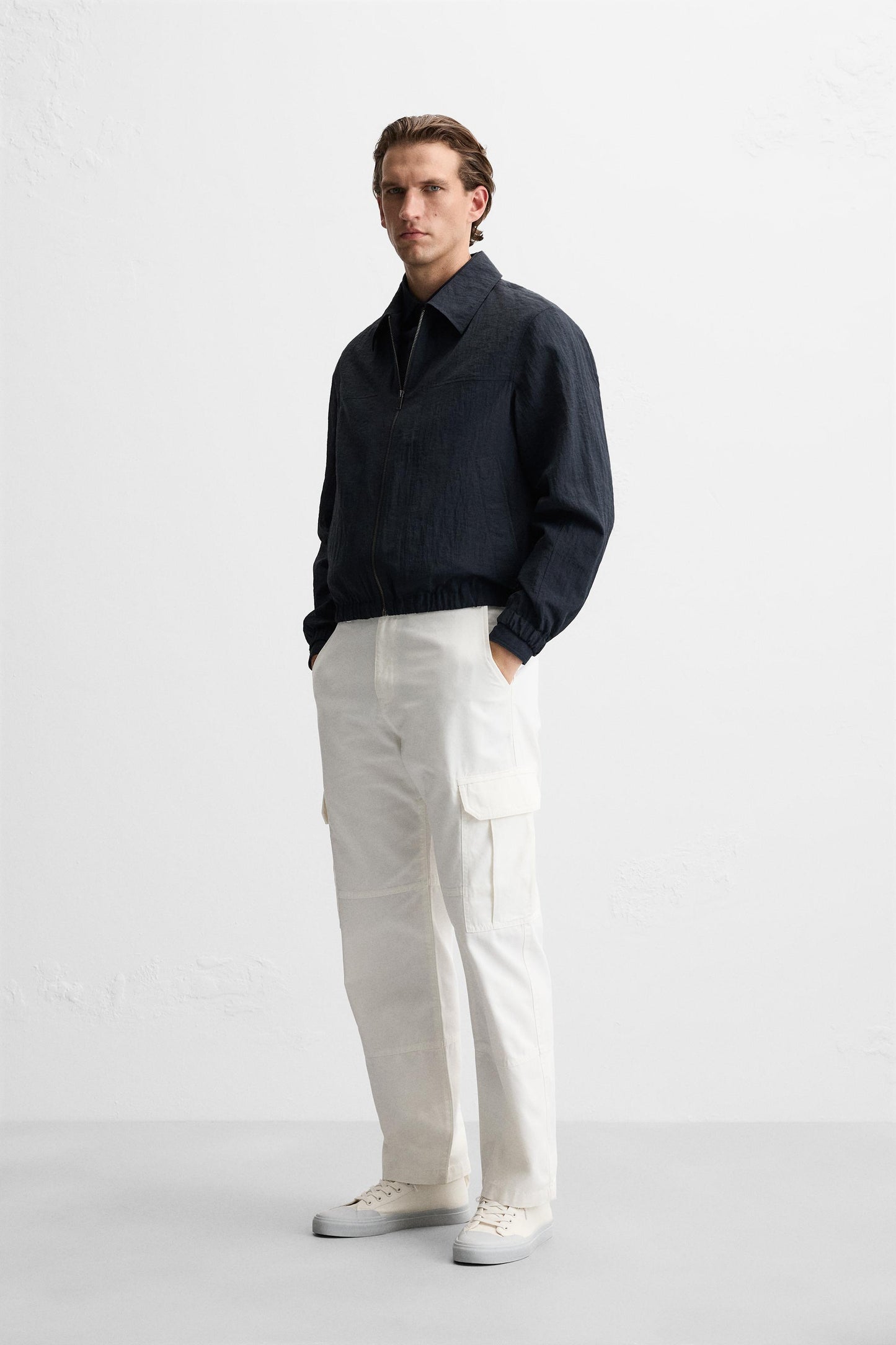 White Cargo Pants