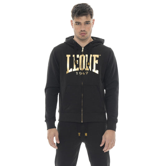 Leone 1947 Gold Print Hoodie – Premium Gym & Casual Wear