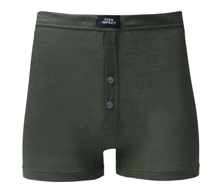 Men Boxer High Impact Cotton Blend 3Pack Briefs Trunk