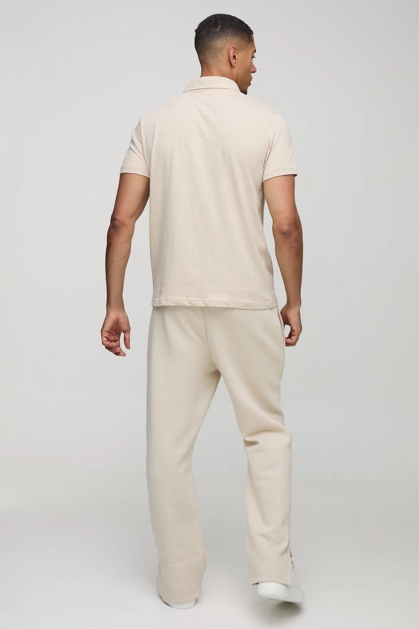 Bohooman Pique Zip Polo Shirt
