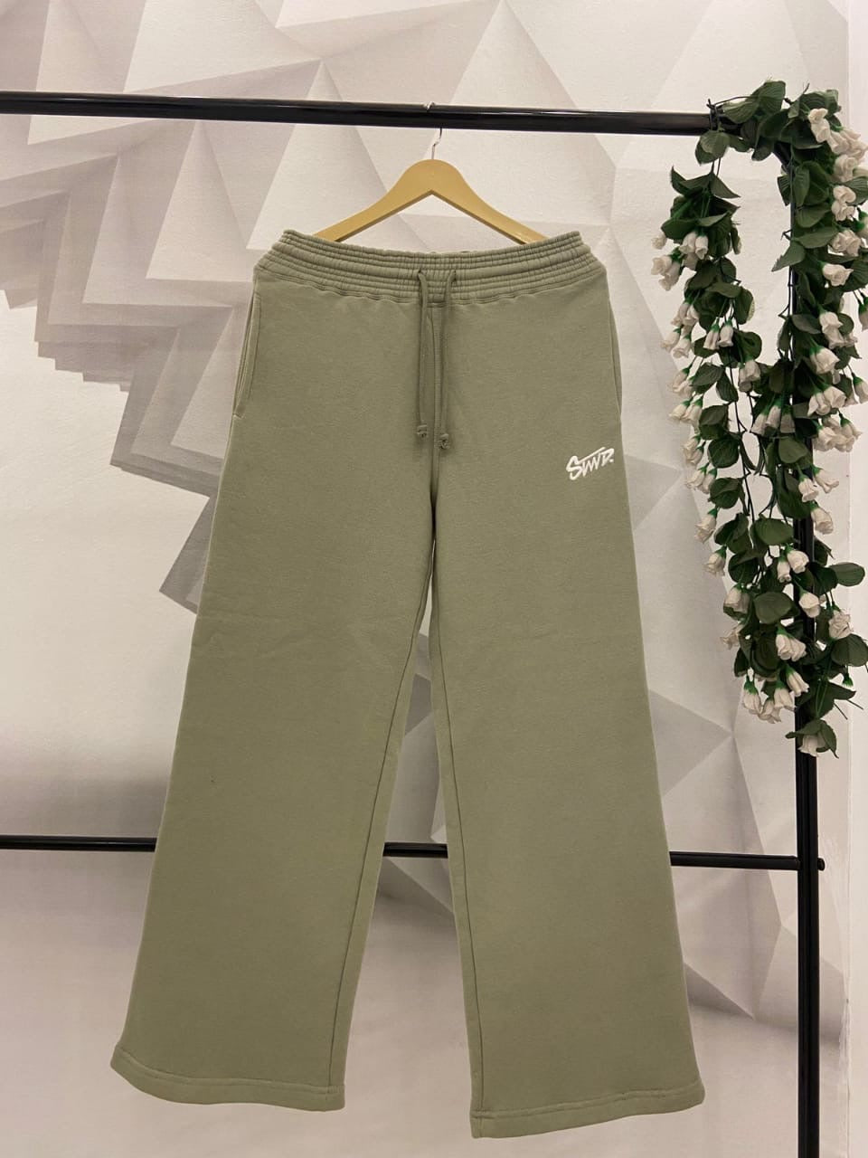 STWD Wide-Leg Fleece Trousers