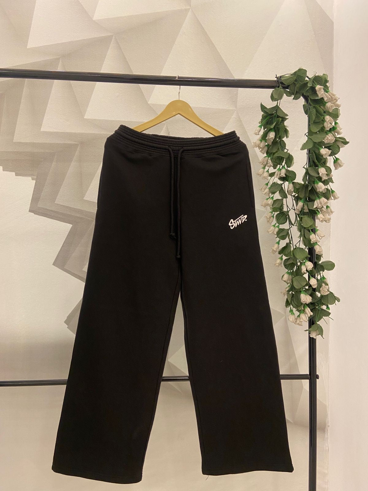 STWD Wide-Leg Fleece Trousers