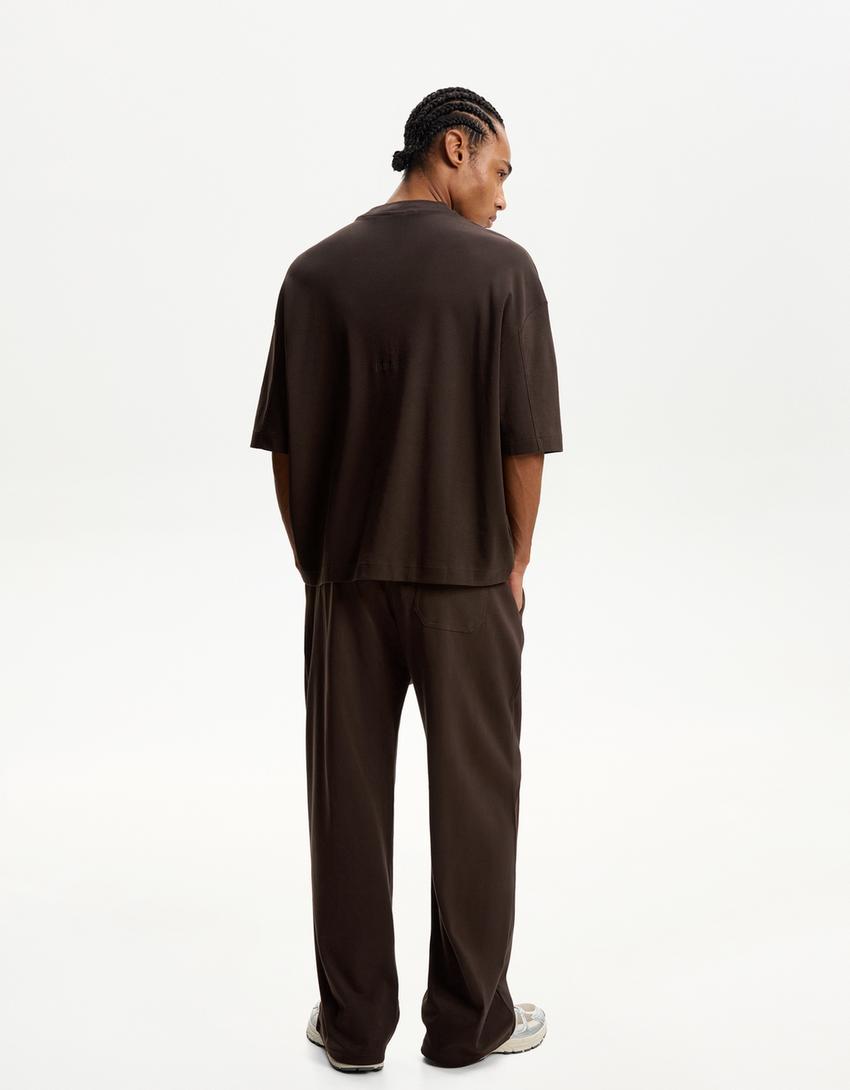 Men’s Relaxed Fit Wide-Leg Lounge Pants