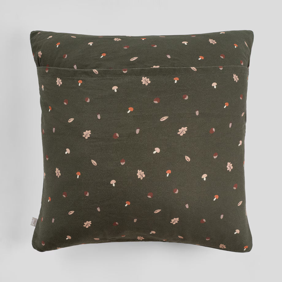 Home&You Nooks Embroidered Pillowcase 45x45 cm with a Forest Animal Motif
