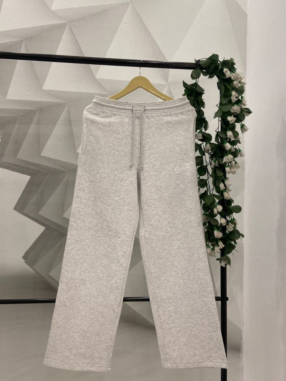 STWD Wide-Leg Fleece Trousers