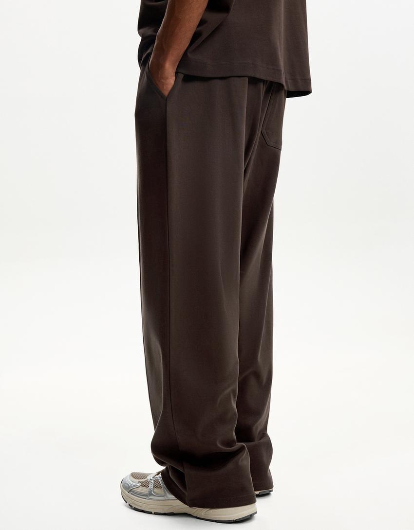 Men’s Relaxed Fit Wide-Leg Lounge Pants