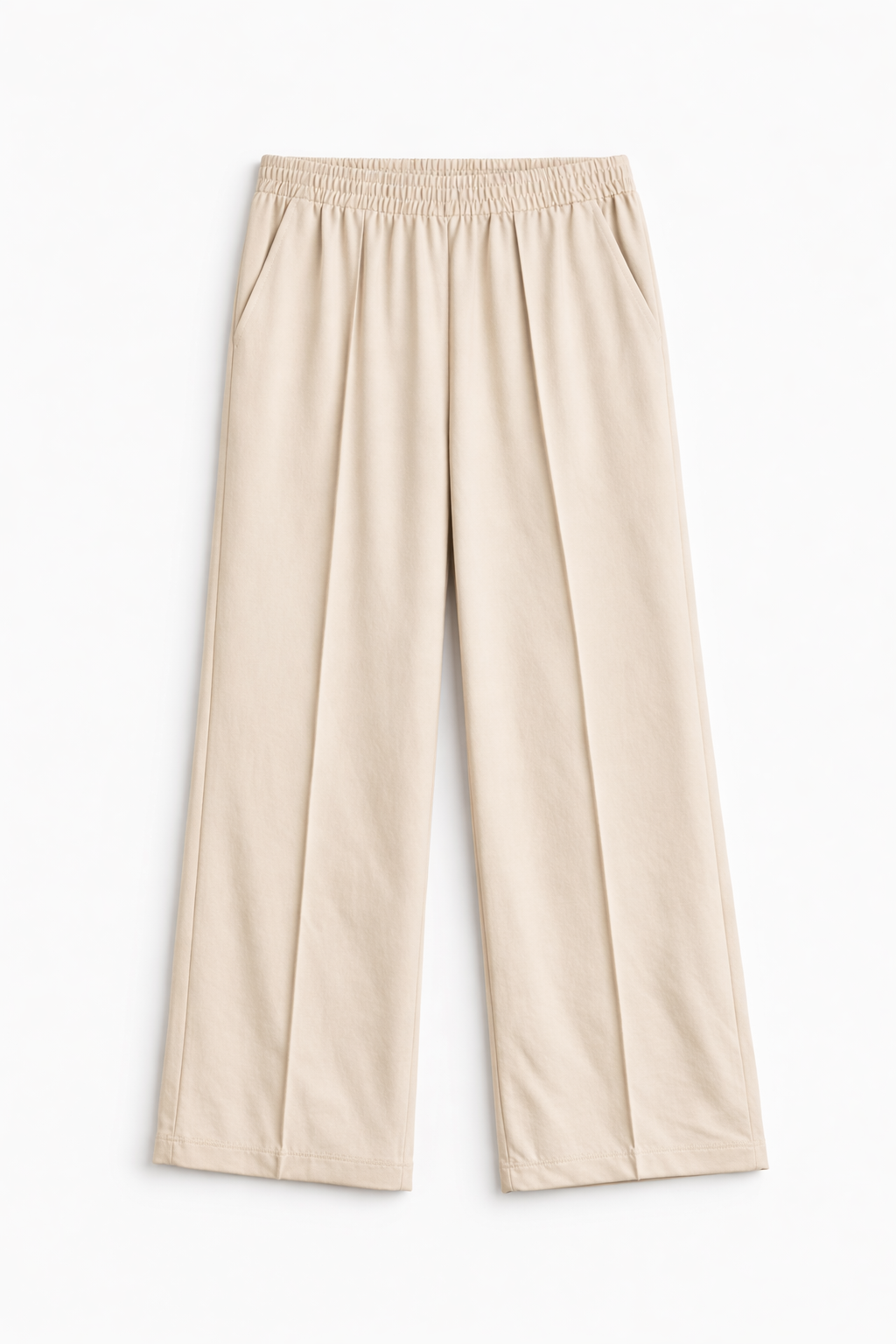 Pleated Wide Leg Trouser