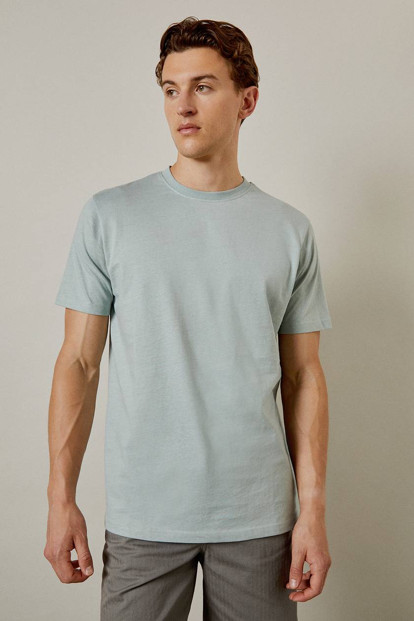 Cotton Jersey Crewneck T-shirt