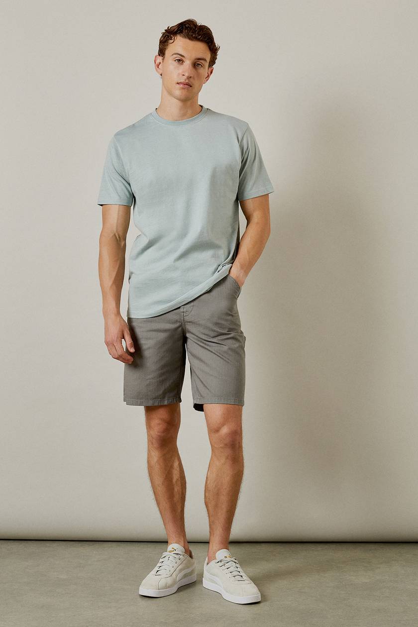 Cotton Jersey Crewneck T-shirt