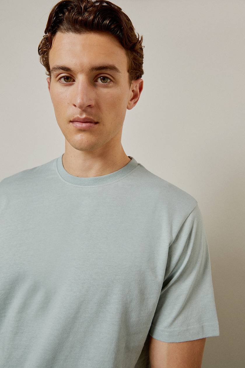 Cotton Jersey Crewneck T-shirt