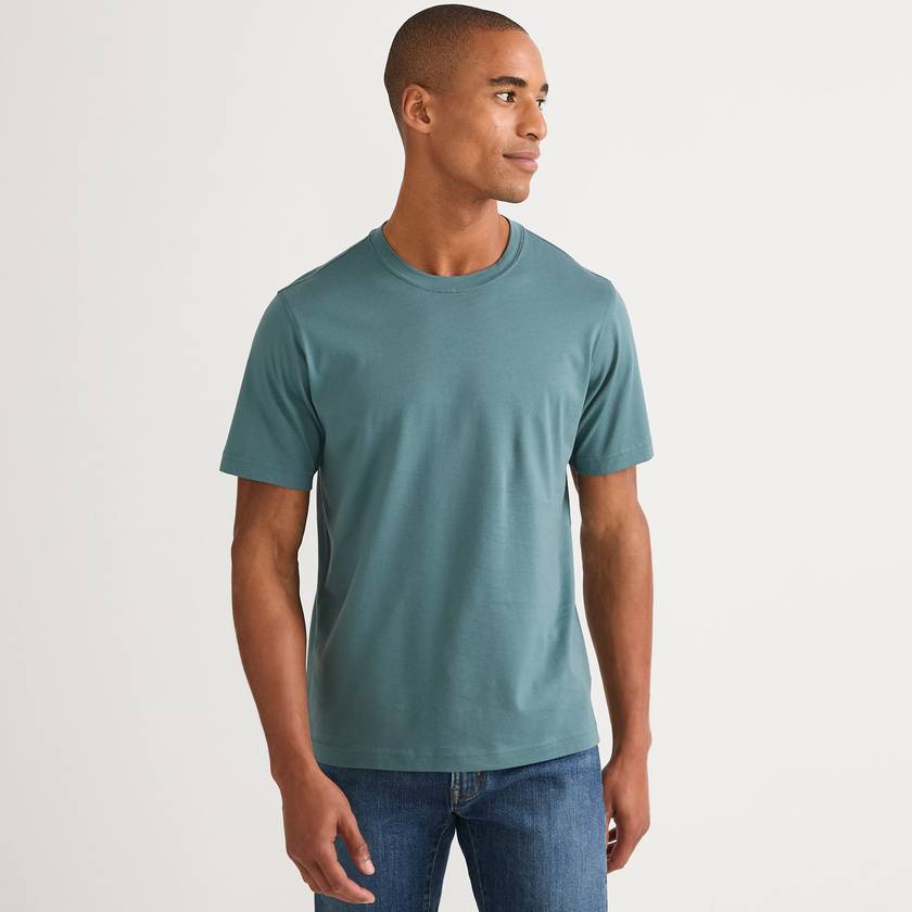 Cotton Jersey Crewneck T-shirt