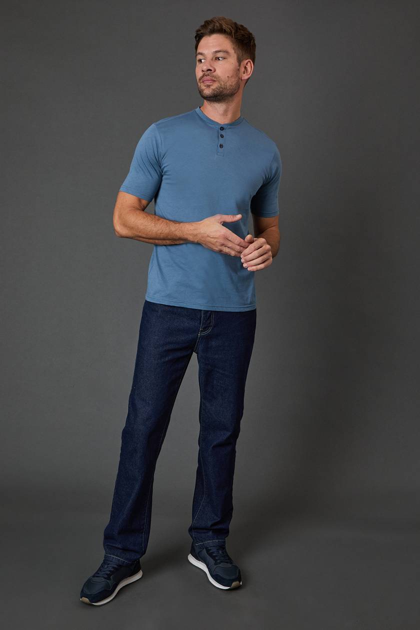Henley Cotton Tshirt