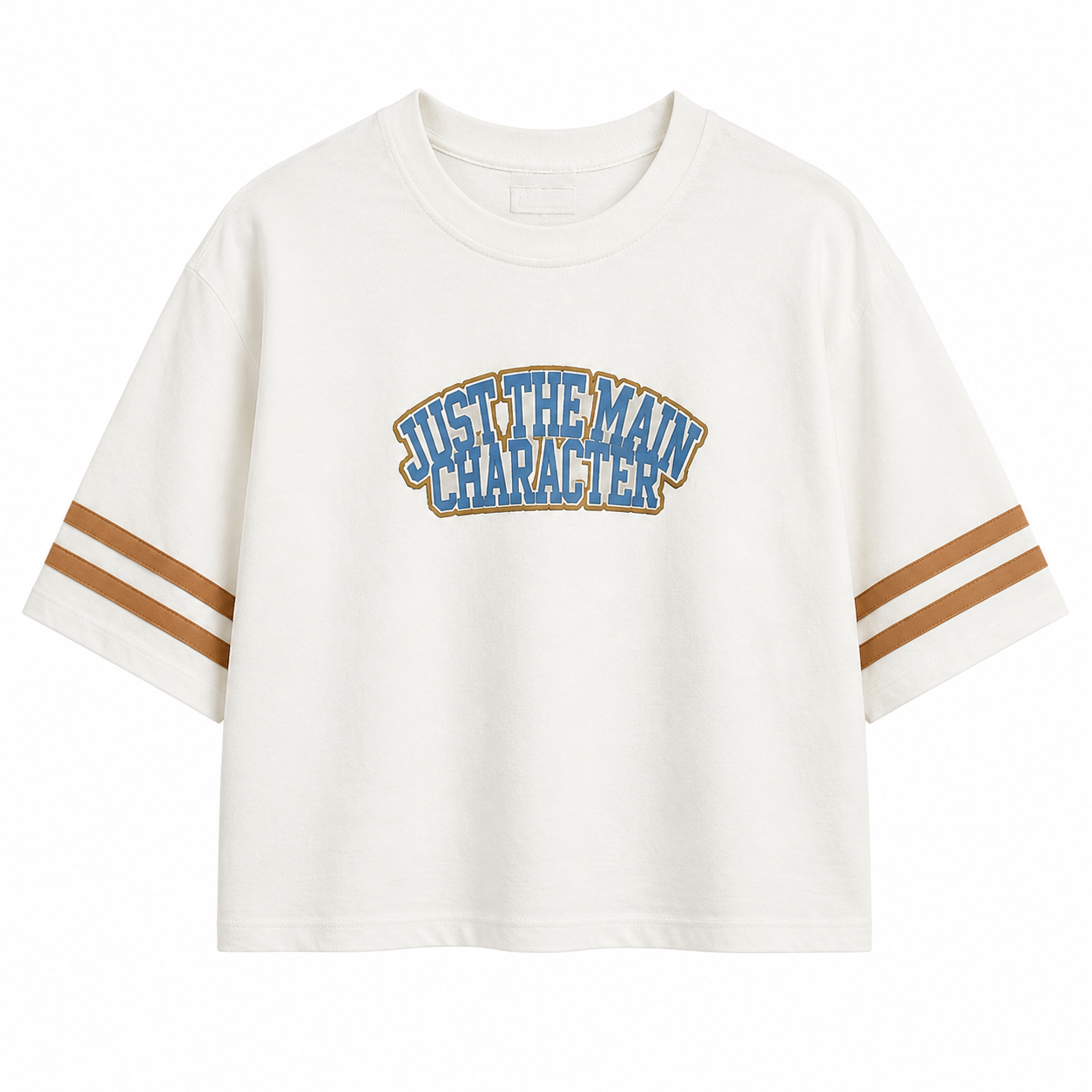 Just The Main Character Lightweight Terry Loose Fit T-Shirt